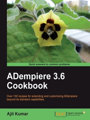 cover image of ADempiere 3.6 Cookbook